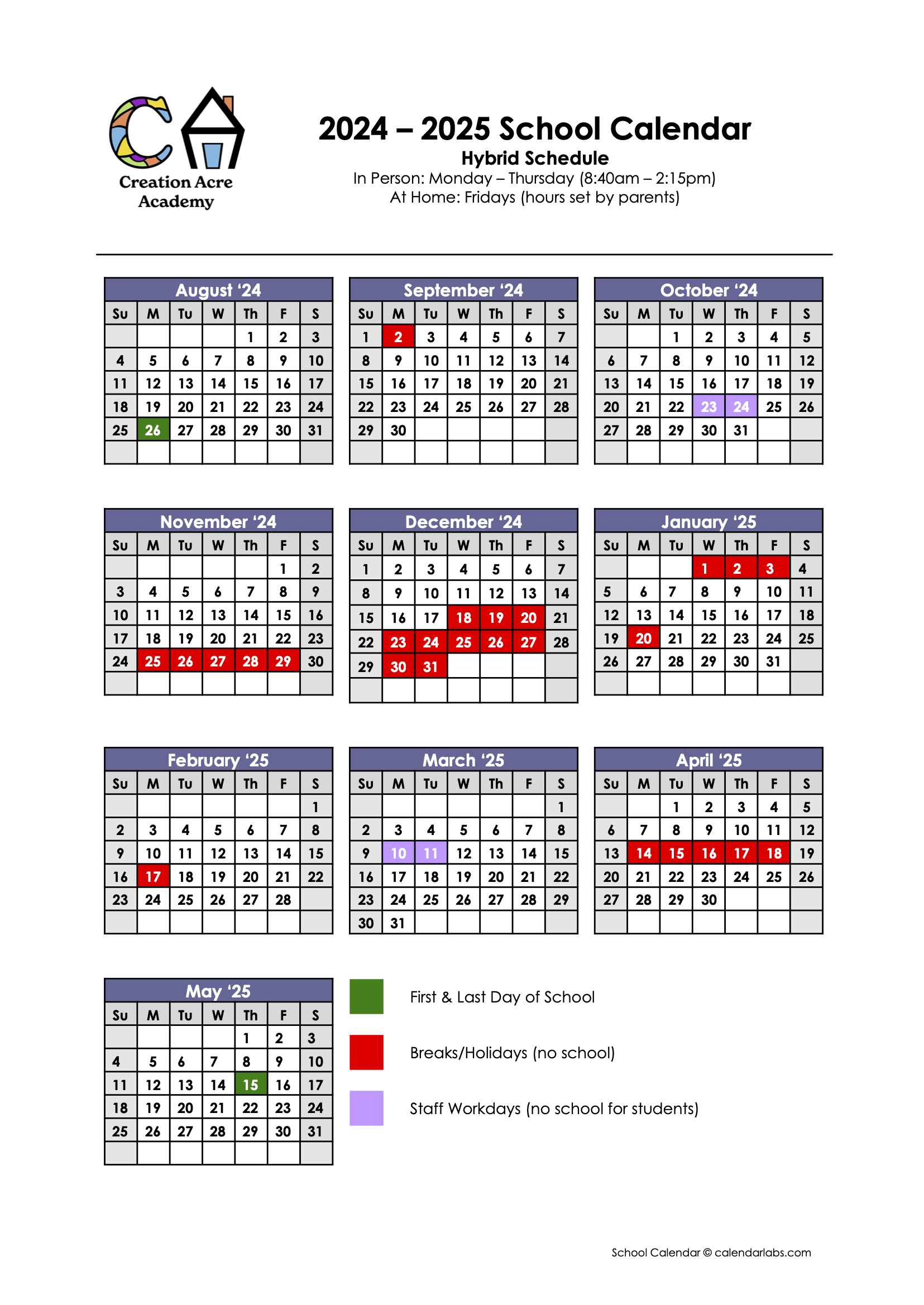 Calendar